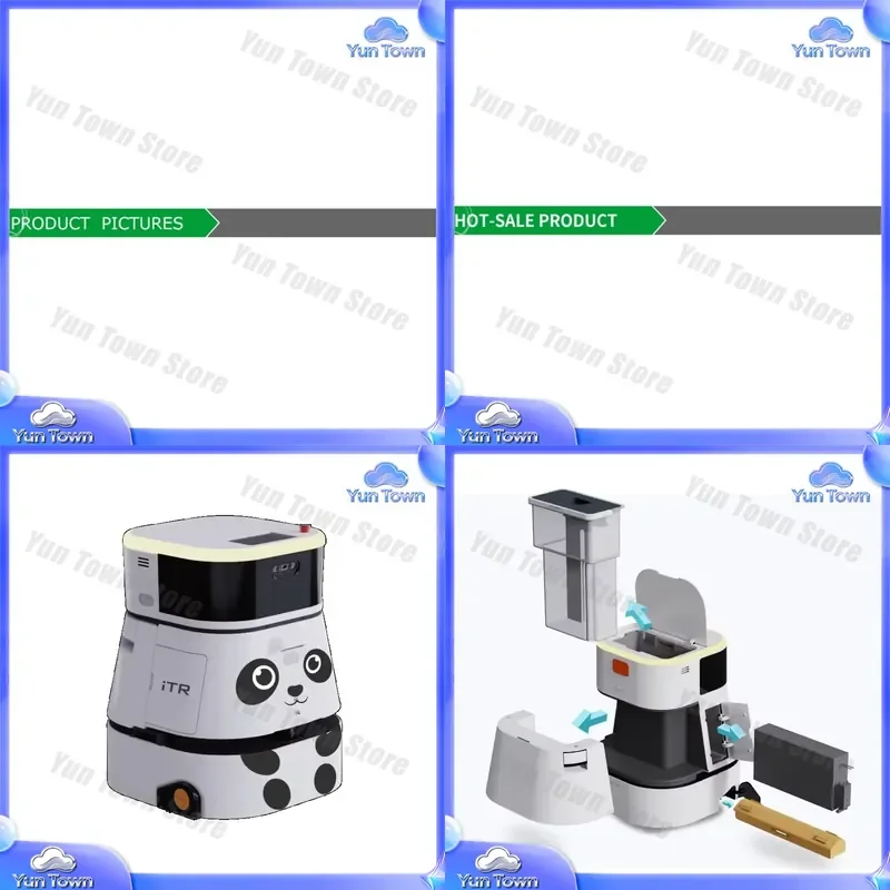Commercial Cleaning Robot for Floor Scrubber Washer Vacuum Cleaner with Self-Charging Self-Cleaning Elevator System for
