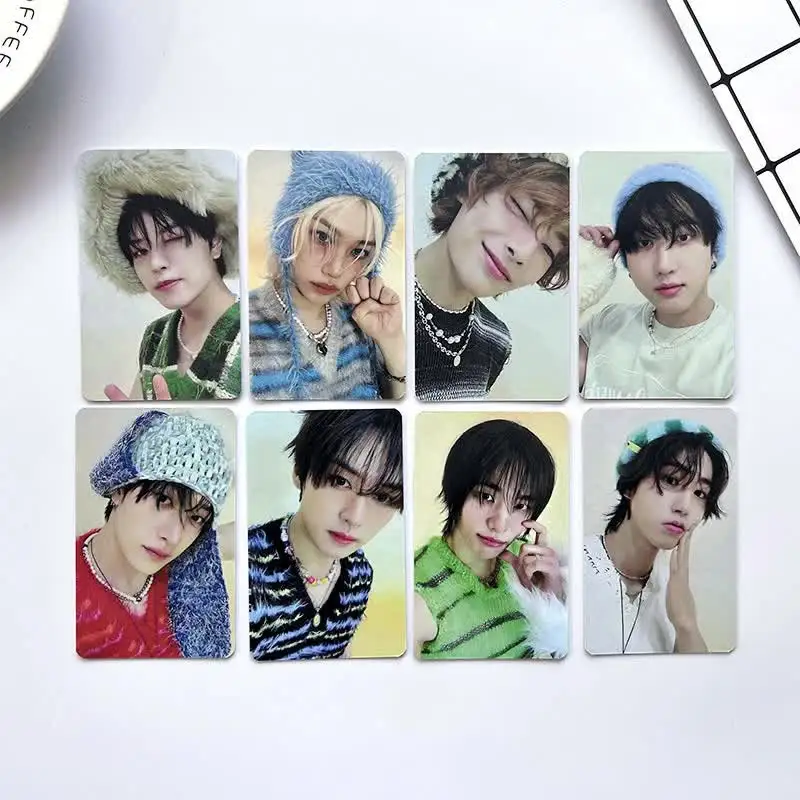 8 stks/set Kpop Verdwaalde Kinderen SKZOO Nieuwe Album ATE LOMO Kaart Hoge Kwaliteit HD Foto Collectible Gift Viering Postkaart Kleine Kaarten