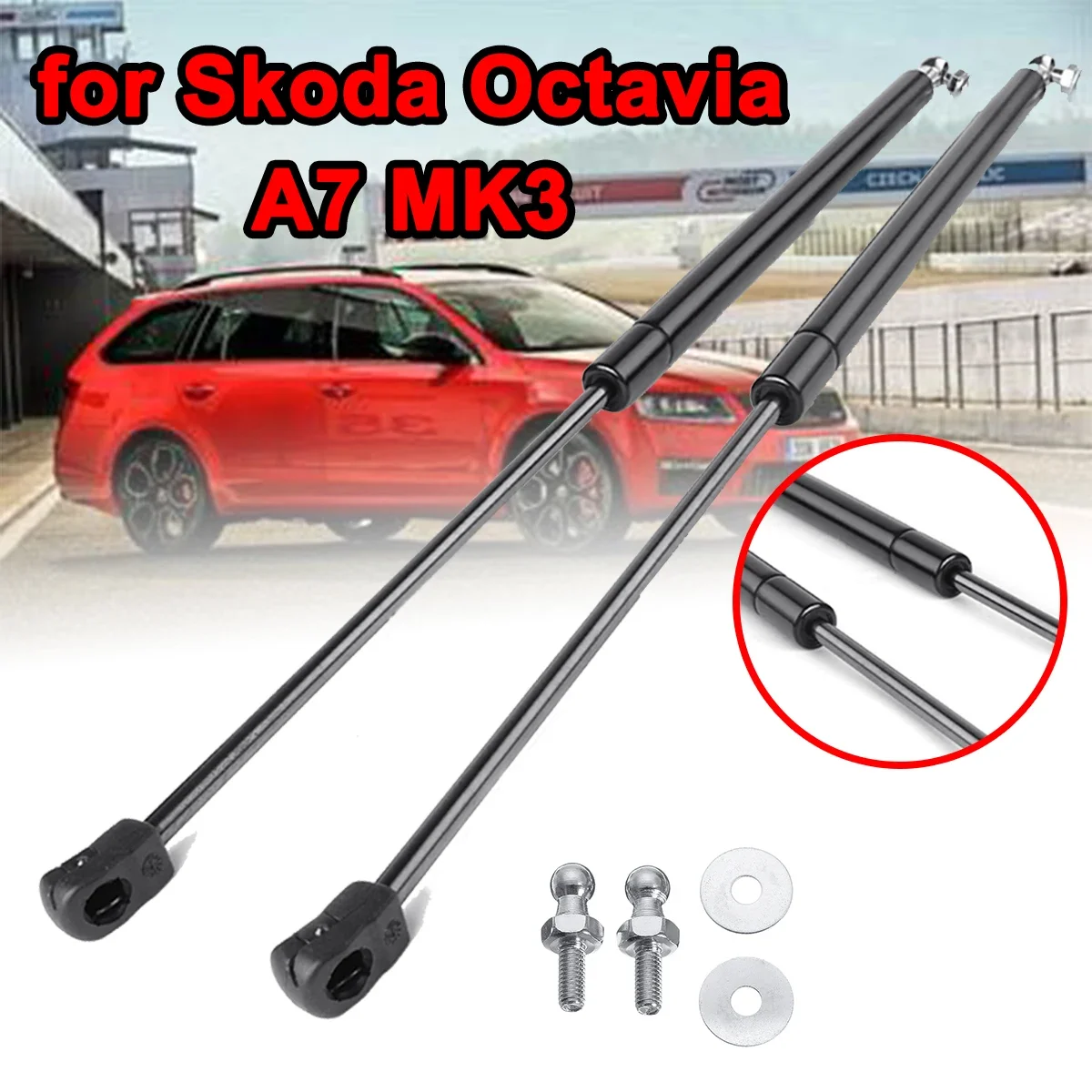 Front Engine Cover Bonnet Hood Gas Shock Lift Strut Bars For Skoda Octavia A7 MK3 2012- 2020 A5 MK2(1Z) 2004-2013