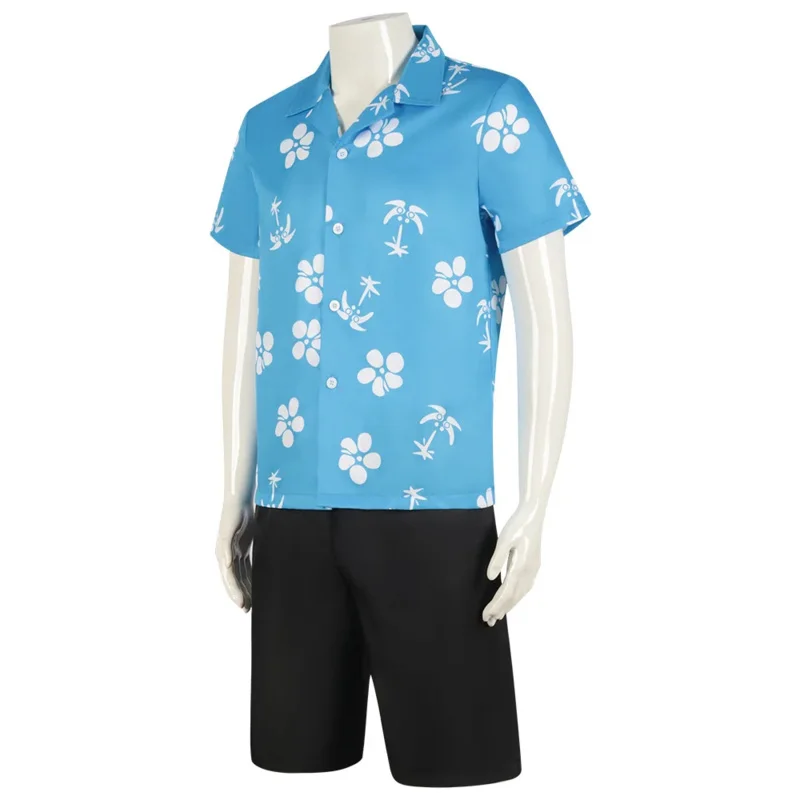 Anime Oshi No Ko Hoshino Akuamarin Cosplay Costume Beach Wear Clothing Blue Shirt Swimsuit Halloween Man Boy Swimming Uniform