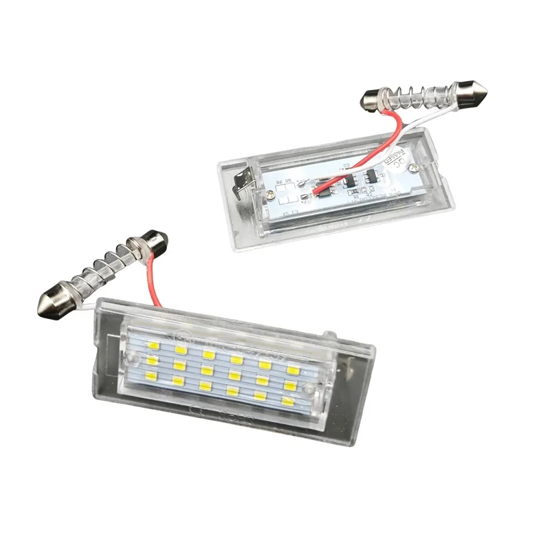 Fit BMW X5 X3 E53 E83 2000-2011 White LED License Number Plate Light Error Free