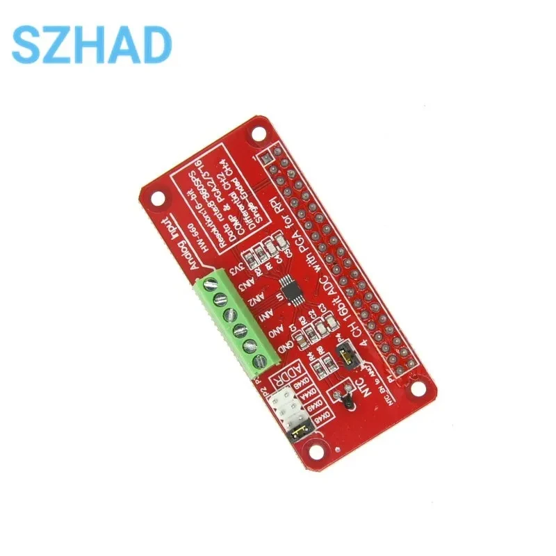 ADS1115 3.3V ADC Module For Raspberry Pi 3/2/B+ I2C RPI-ADS1115-ADC Analog To Digital Converter Module