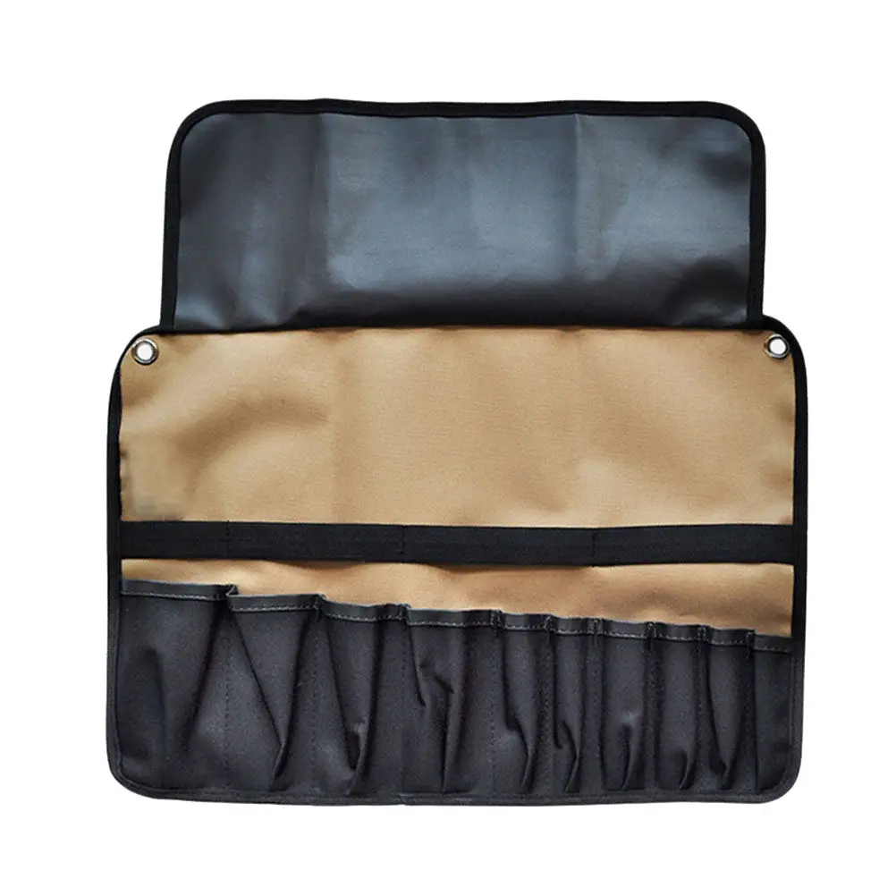 Tool Roll Bag Heavy Duty Oxford Fabric Organizer with Multiple Pockets for Mechanics Electricians Hand Tools