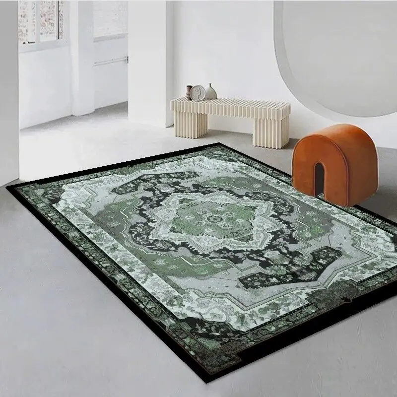 Luxury Persian Decorative Rug for Living Room Classics Bohemian Parlor Carpet  Non-slip Washable Bedroom Bedside Area Mat Boho