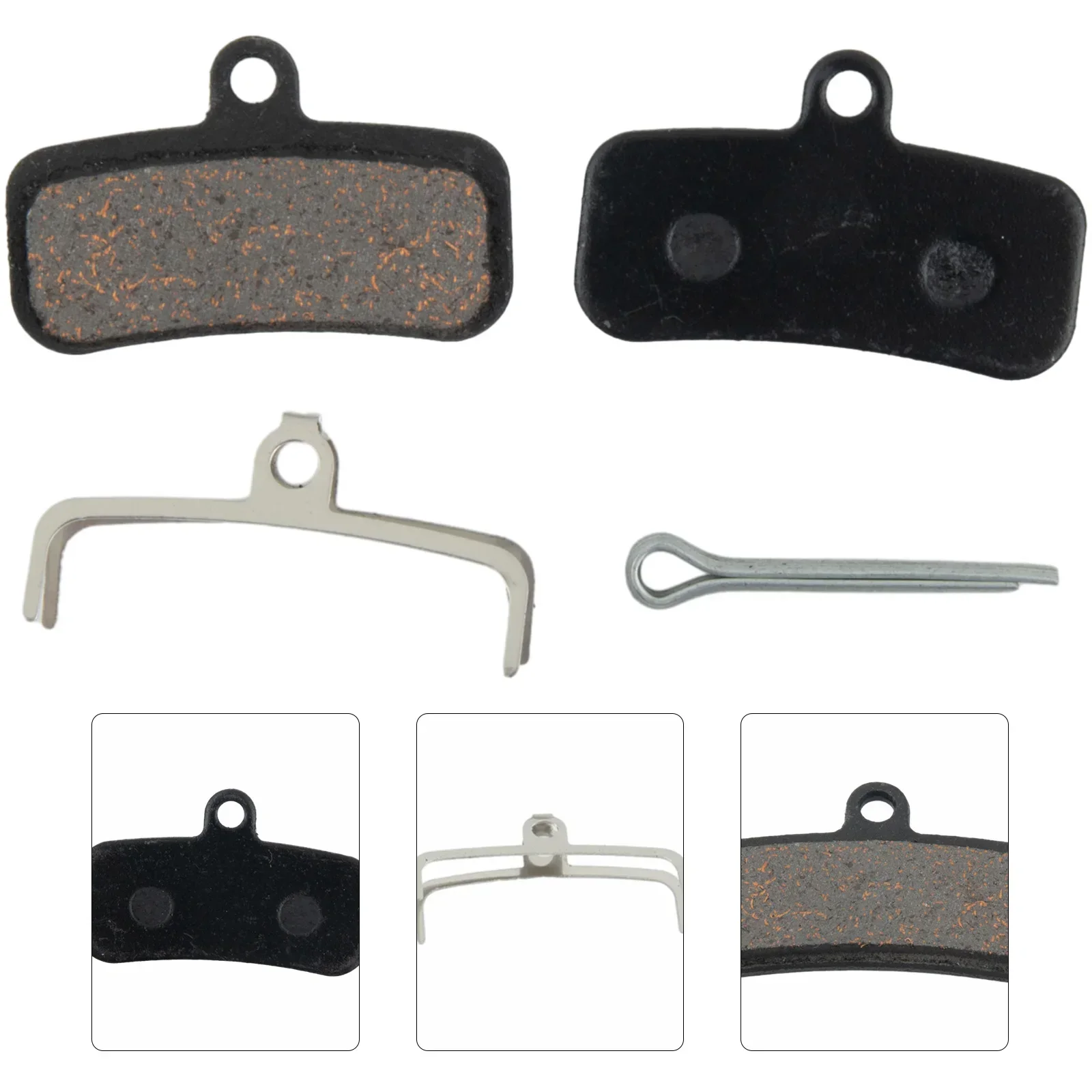 5 Pairs Resin Bicycle Disc Brake Pads For D03S D02S Saint BR-M810 Full Metal And Semi-metal Materials Bike Replacement Accessory