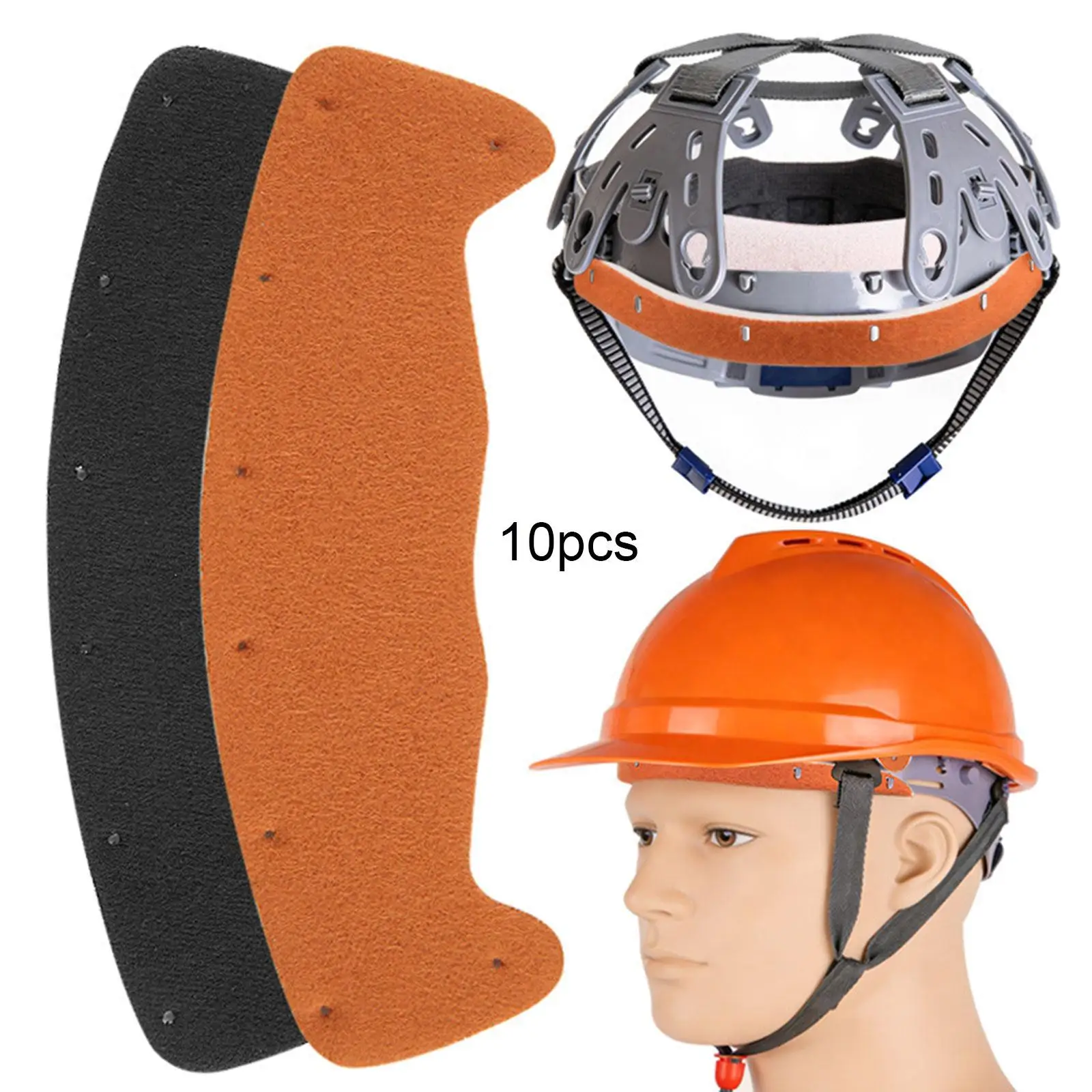 Soft Hard Hat Sweatband Stable Fit Helmet Liner Light Sponge for Construction Project Accessories