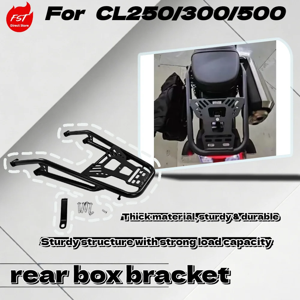 For  CL250 CL300 CL500 Anti-Rust Rear Rack, Trunk Bracket & Luggage Rack Special Parts
