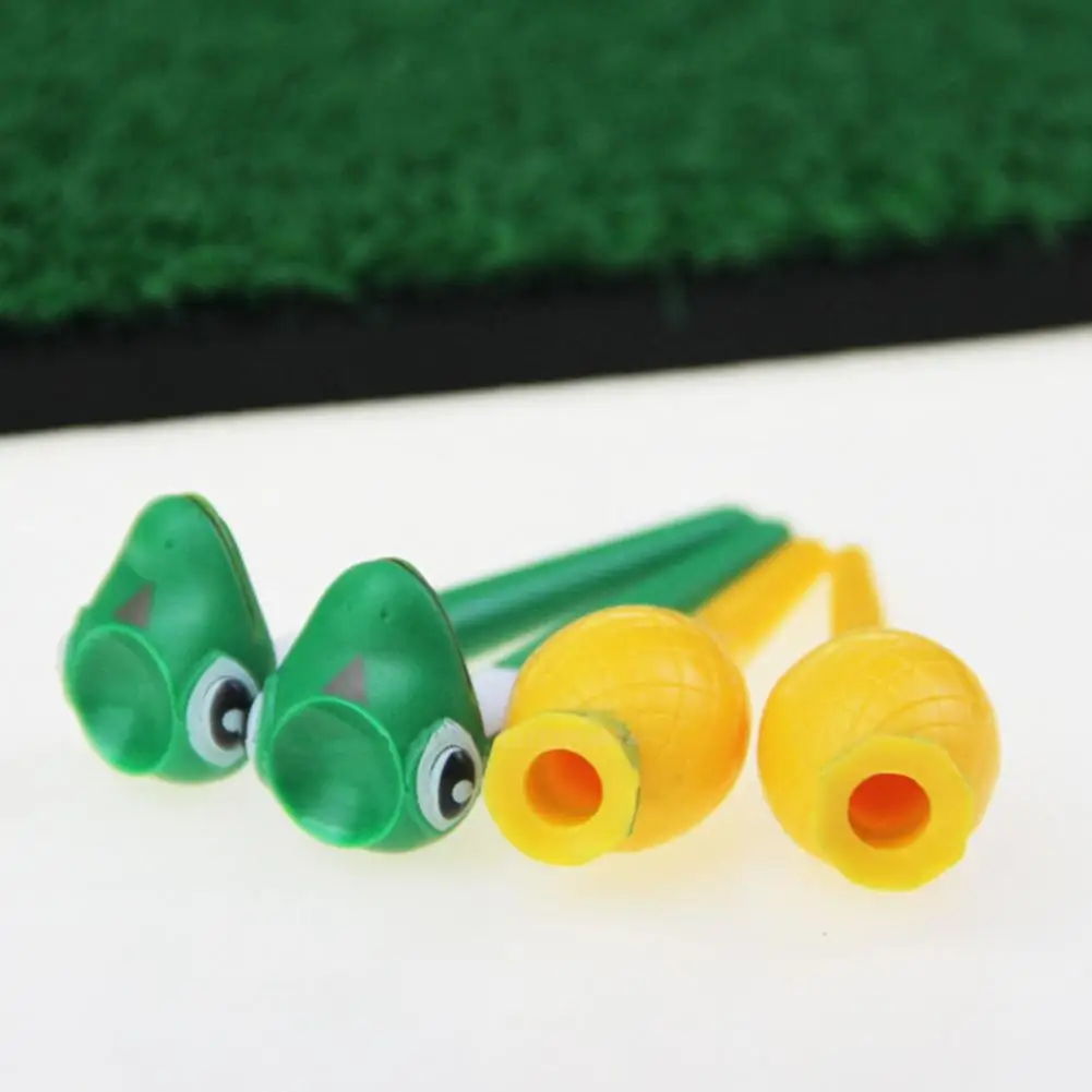 

Plastic Golf Tee High-quality Plastic Tee 6 Pcs Golf Tees Set for Outdoor Indoor Practice Plastic Cartoon for Golf for Sports