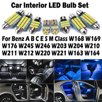 LED Interior Light Kit For Benz A B C E S M Class W168 W169 W176 W245 W246 W203 W204 W210 W211 W212 W220 W221 W163 W164 Car Bulb