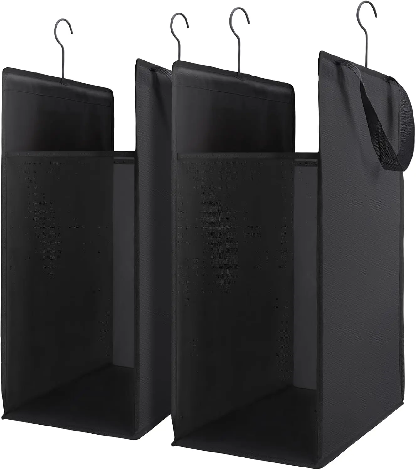 

Hanging Laundry Hamper, Hanging Laundry Basket, Slim Laundry Hamper Bag with Handles, Portable Hanging Closet Hamper, Me