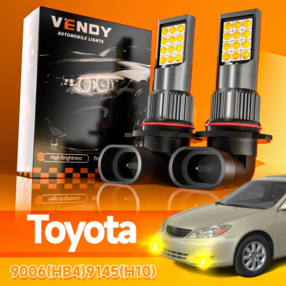 

2 шт. светодиодные противотуманные фары Blub 9006 HB4 для Toyota Camry 4Runner Corolla RAV4 Tundra Wish Hiace Alphard 10 20 Land Cruiser 100 200