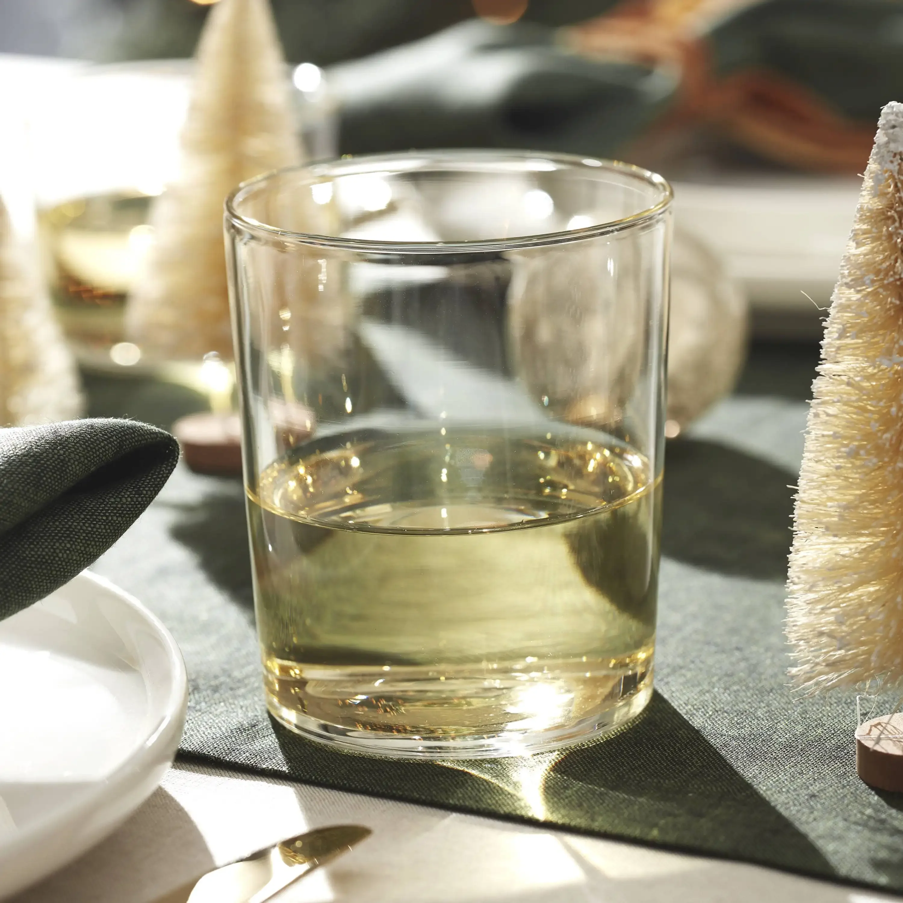 نظارات طويلة شفافة قابلة للتكديس سعة 16 أونصة (مجموعة من 6)