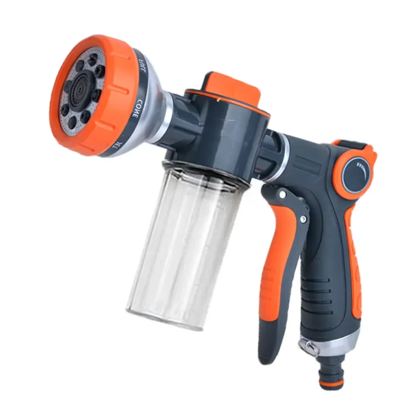 Nueva Pistola de Agua con Manguera de Espuma, Boquilla para Lavado de Autos, Herramientas de Limpieza, Riego de Jardín, Aspersor, Pistola de Riego, Suministros de Jardín