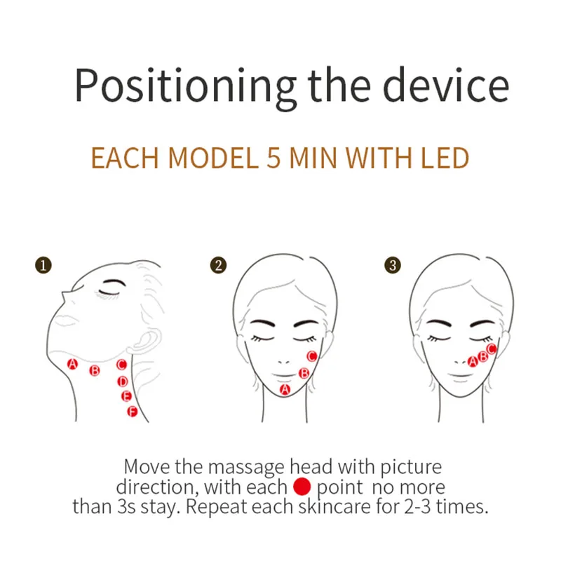 Multifunction EMS Face Beauty Device Lite Eye Massager Microcurrent Face Lifting Wrinkle Remover LED Photon Face Beauty Instru