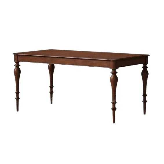 American retro cafe solid wood dining table chain theme restaurant Western restaurant tables and chairs