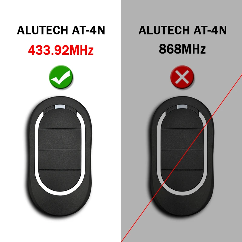 Alutech AT-4N Remote Control For Gate 433MHz Hand Transmitter Garage Door Barrier wireless Keychains Remote Opener