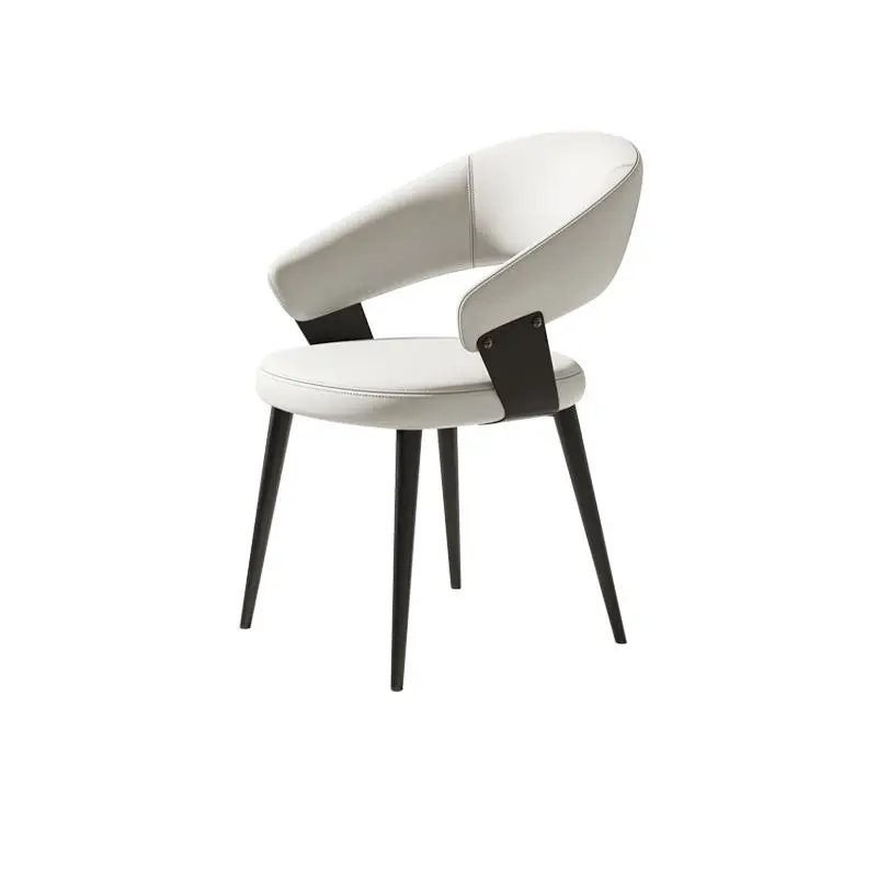 

#Modern Leather Dining Chair Ergonomic Design Durable Construction Waterproof Upholstery Comfortable Backrest Stable Villa