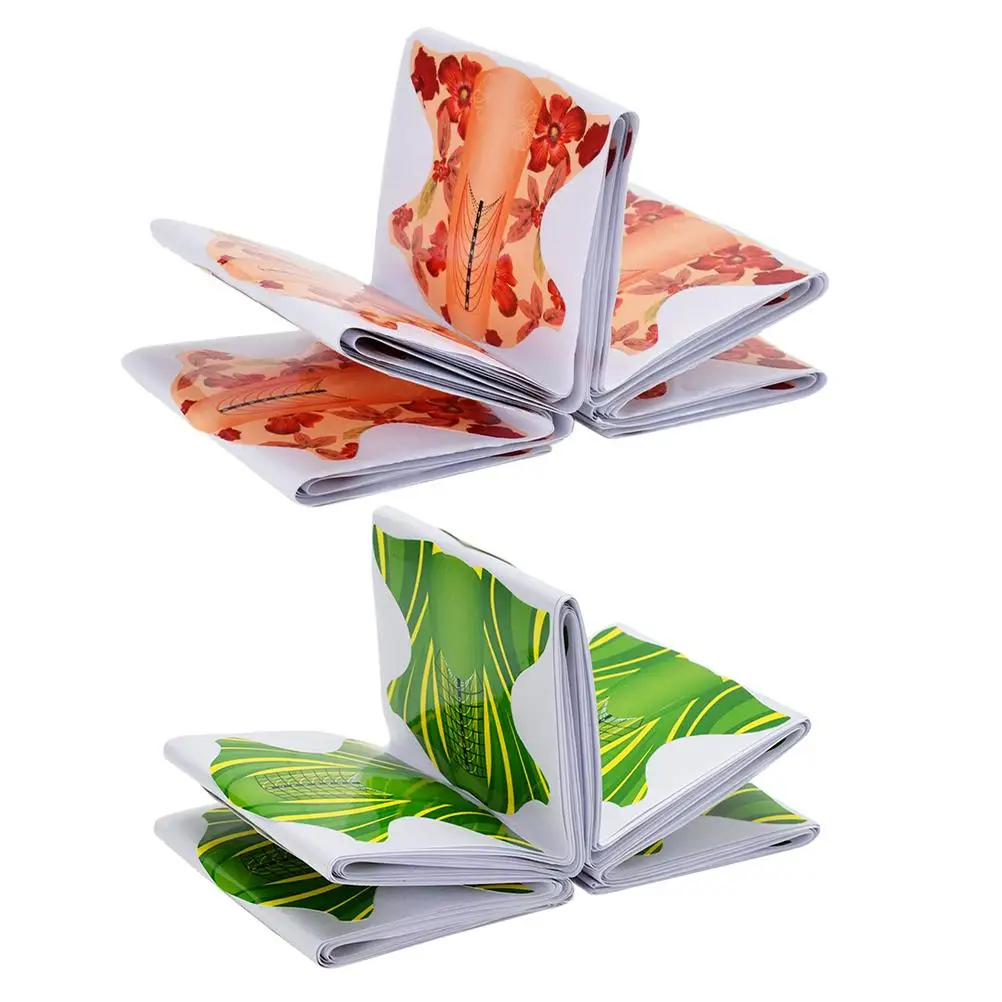 

200pcs Nail Extension Stickers Acrylic Crystal Phototherapy Professional Home Use Nail Guide Forms Accessories