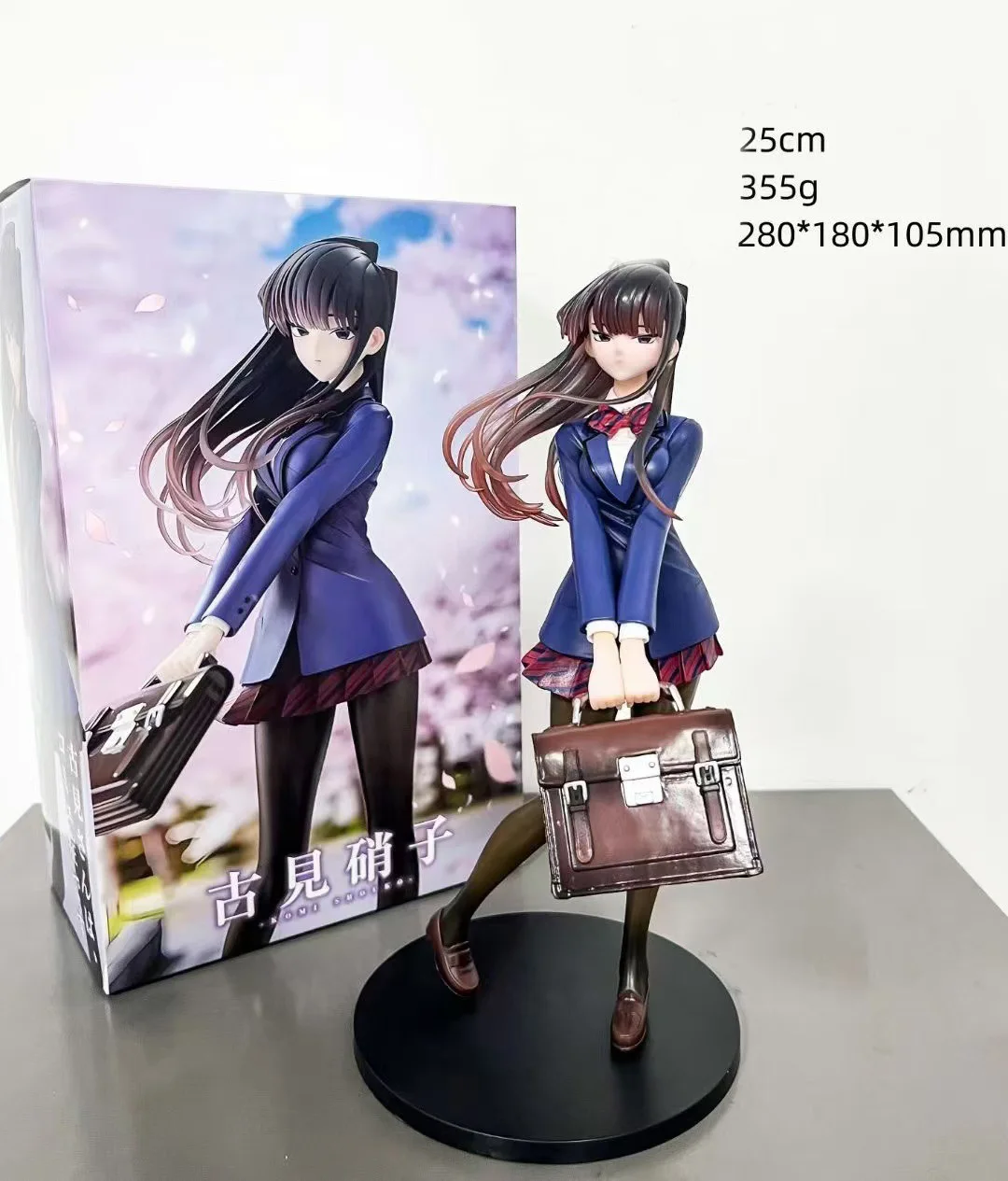 

25cm Komi Can'T Communicate Komi Shouko Anime Girl Figure Model Gk Statue Boys Collection Desktop Decoration Ornament Toys Gifts