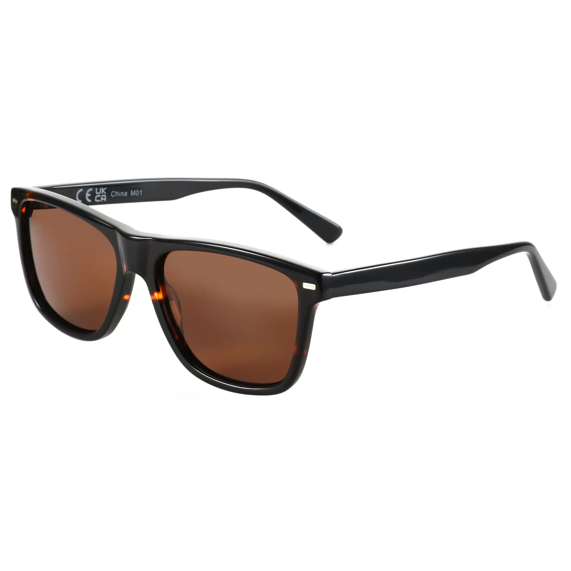 BLUEMOKY 2025 Retro Square Sunglasses for Men Polarized UV400 Protection Fashion Outdoor Driving Lightweight
