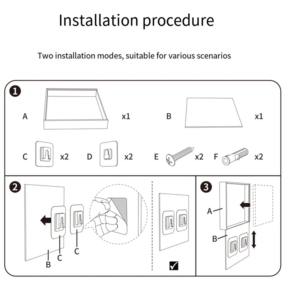 Scatola di visualizzazione da parete universale per disco CD Armadietto di stoccaggio trasparente Libri File Riviste Carte Supporto decorativo in acrilico
