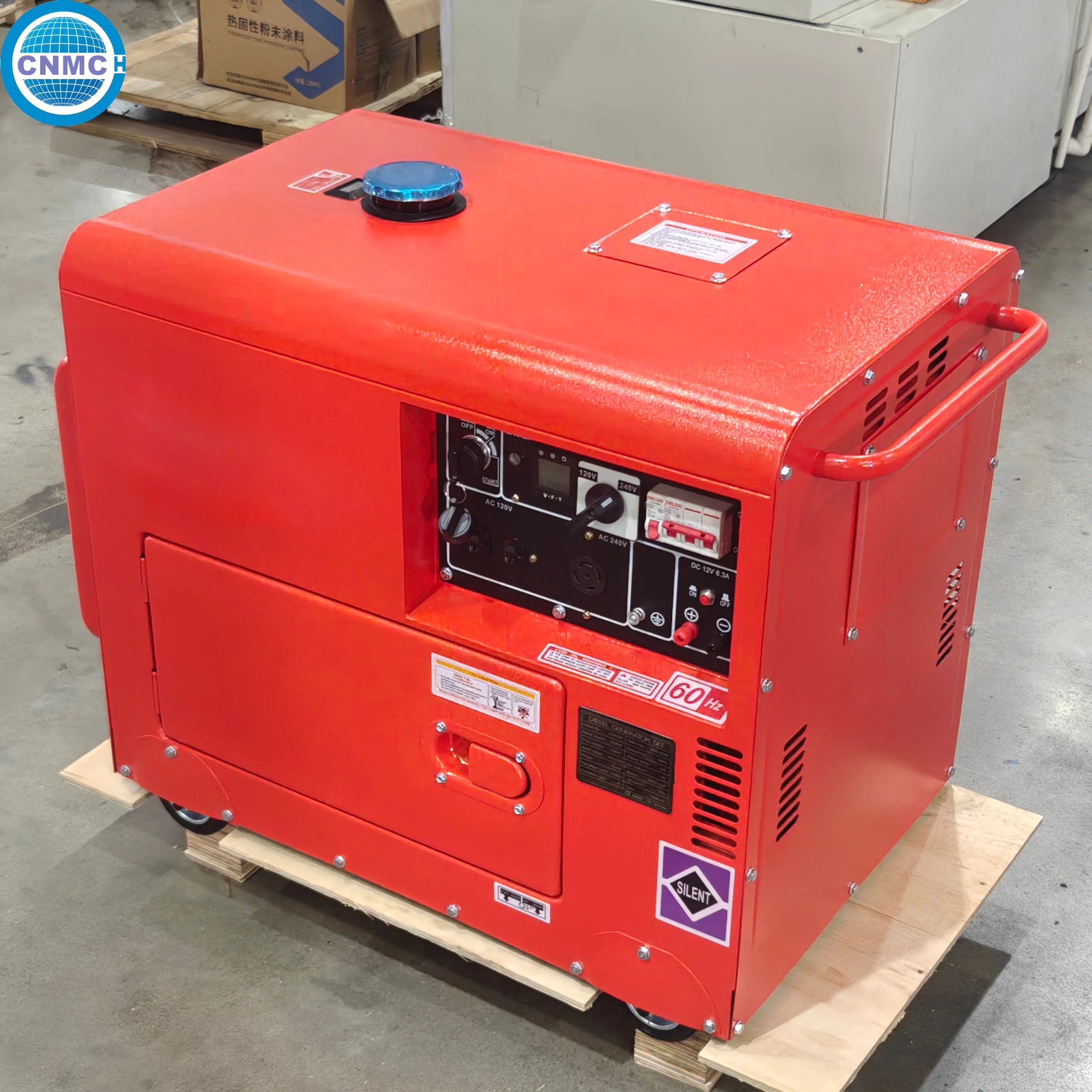 CNMC 3kw 5kw 6kw 7.5kw 9kw portable Silent Diesel Generator Electricity Generator With ATS CE Certified Home Emergency Use