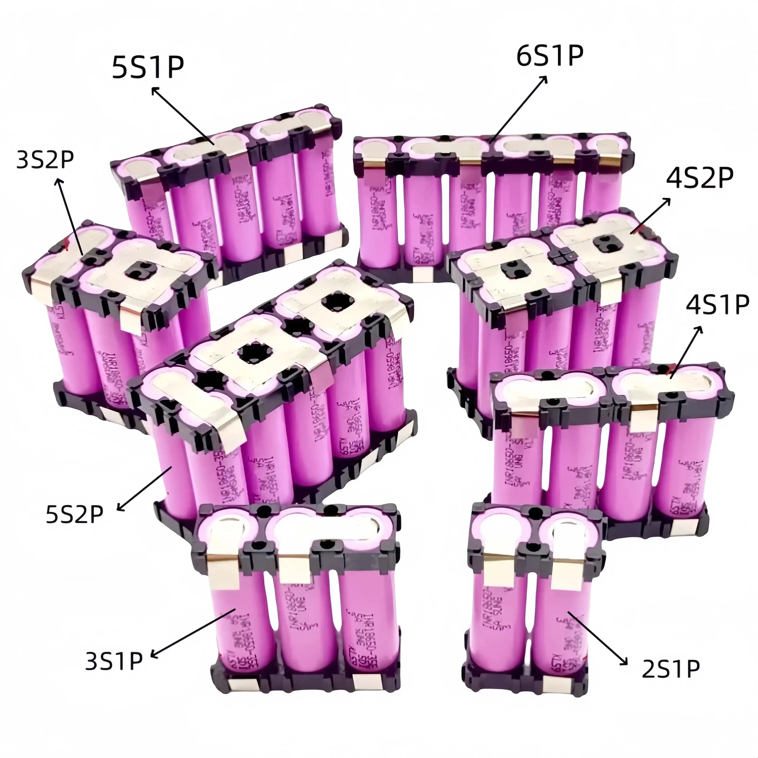 18650-35E lithium battery pack customized 7.4V~25.2V 3500mAh/7000mAh battery welding 2S1P-6S1P battery pack