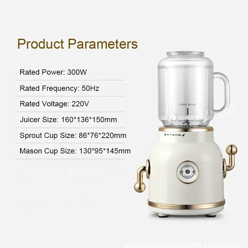 Electric Juicer Mini Portable Baby Food Mixer Grinder Automatic Fruit Juice Extractor Squeezer Smoothie Milkshake Blender Cup EU