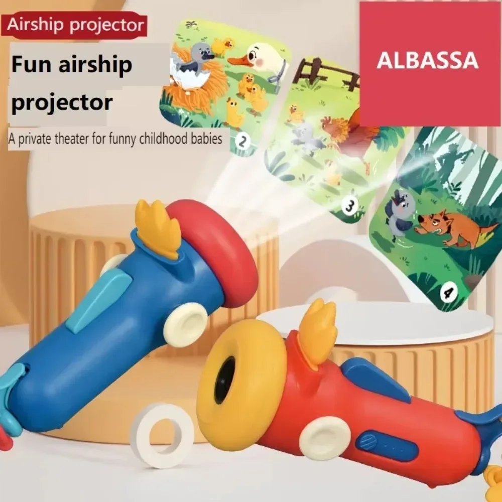 جهاز عرض ملون بمصباح يدوي للأطفال مع 64 أنماط ألعاب جهاز عرض الشعلة مع مصباح LED لعبة التفاعل بين الوالدين والطفل