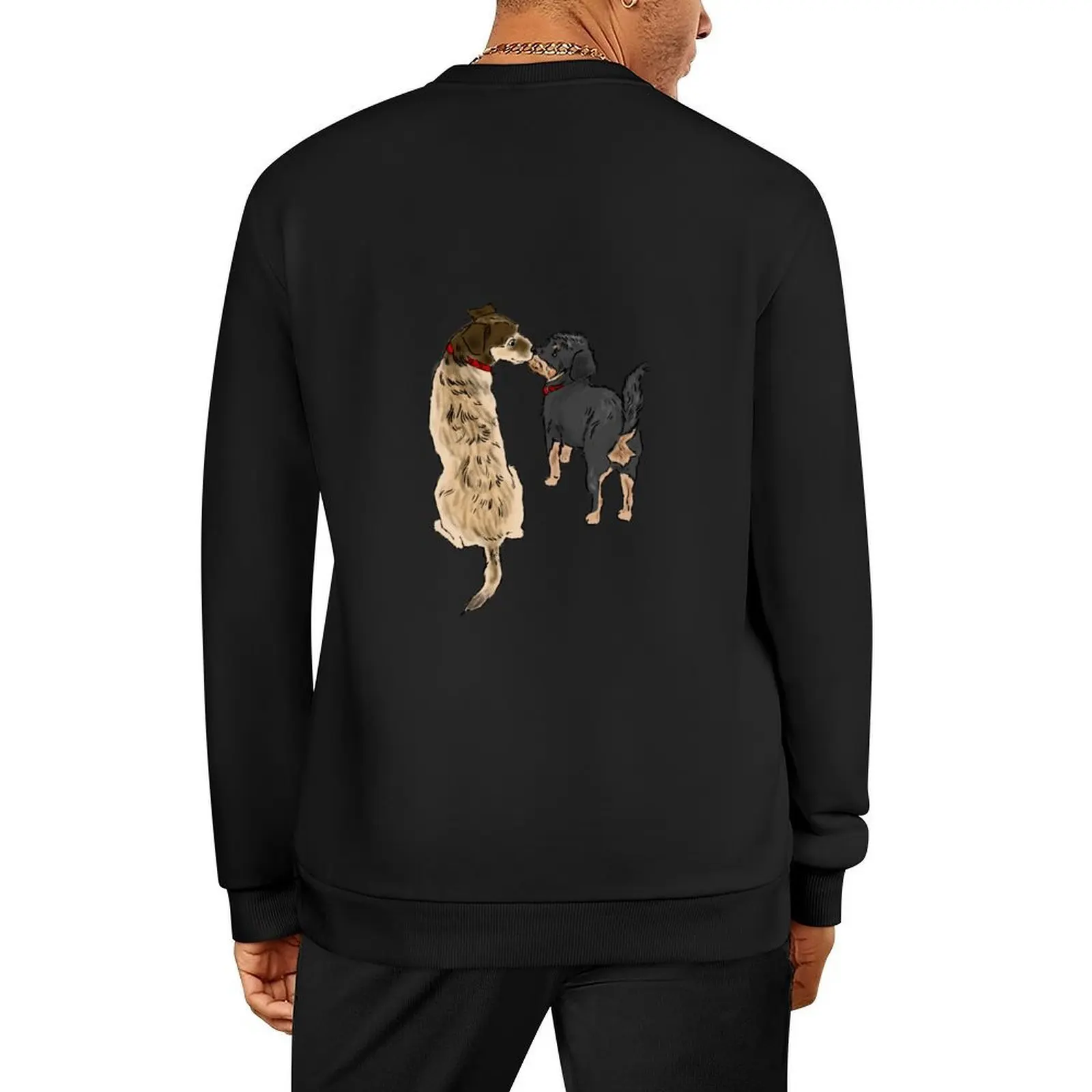 

Ben and Mavis Smooch Pullover japanese style men's clothes anime clothing clothes for men new sweatshirts