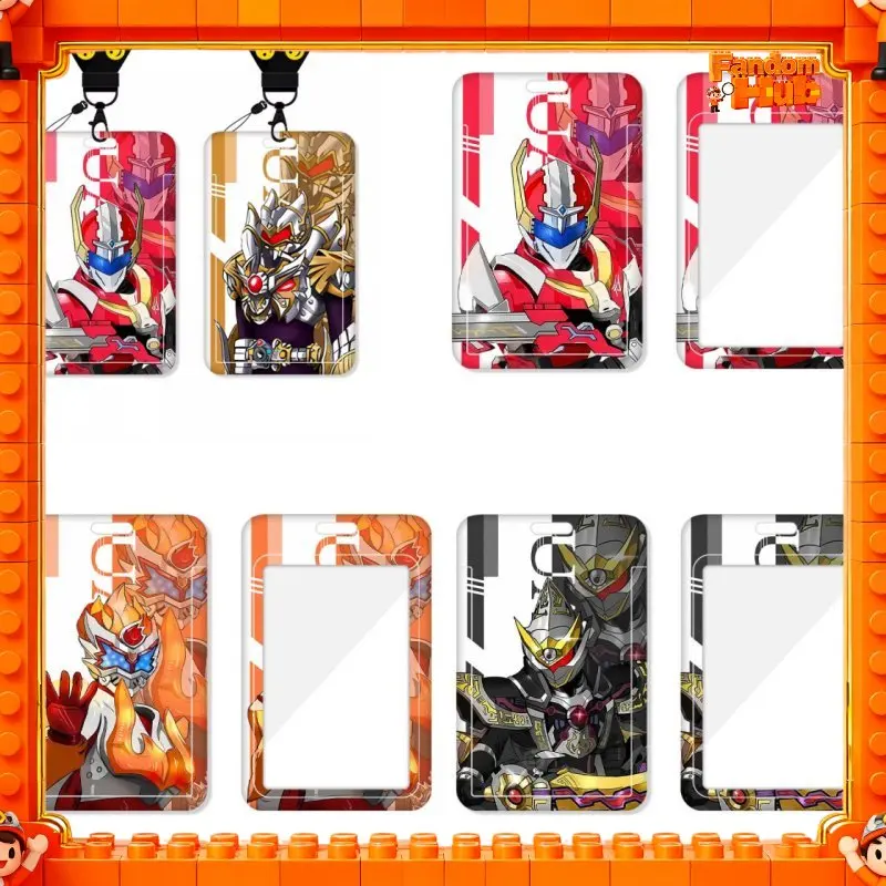 

Armor Hero Merch– Dragon Armor, Emperor, Xingtian, Lava Card Holder Multi-Purpose PVC/TPU Sleeve for ID, Bus Card, Student Badge