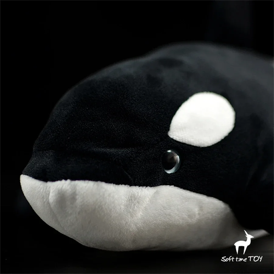 Killer Whale Alta Fedeltà Anime Carino Peluche Orcinus Orca Peluche Animali Realistici Simulazione Bambola di Pezza Kawai Giocattolo Regali