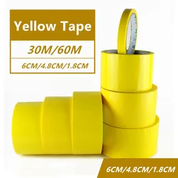 Solid Color Yellow Adhesive Tape Mounting Tape Colorful Carton Packaging Tape High Viscosity Sealing Fashion Position BOPP Tape