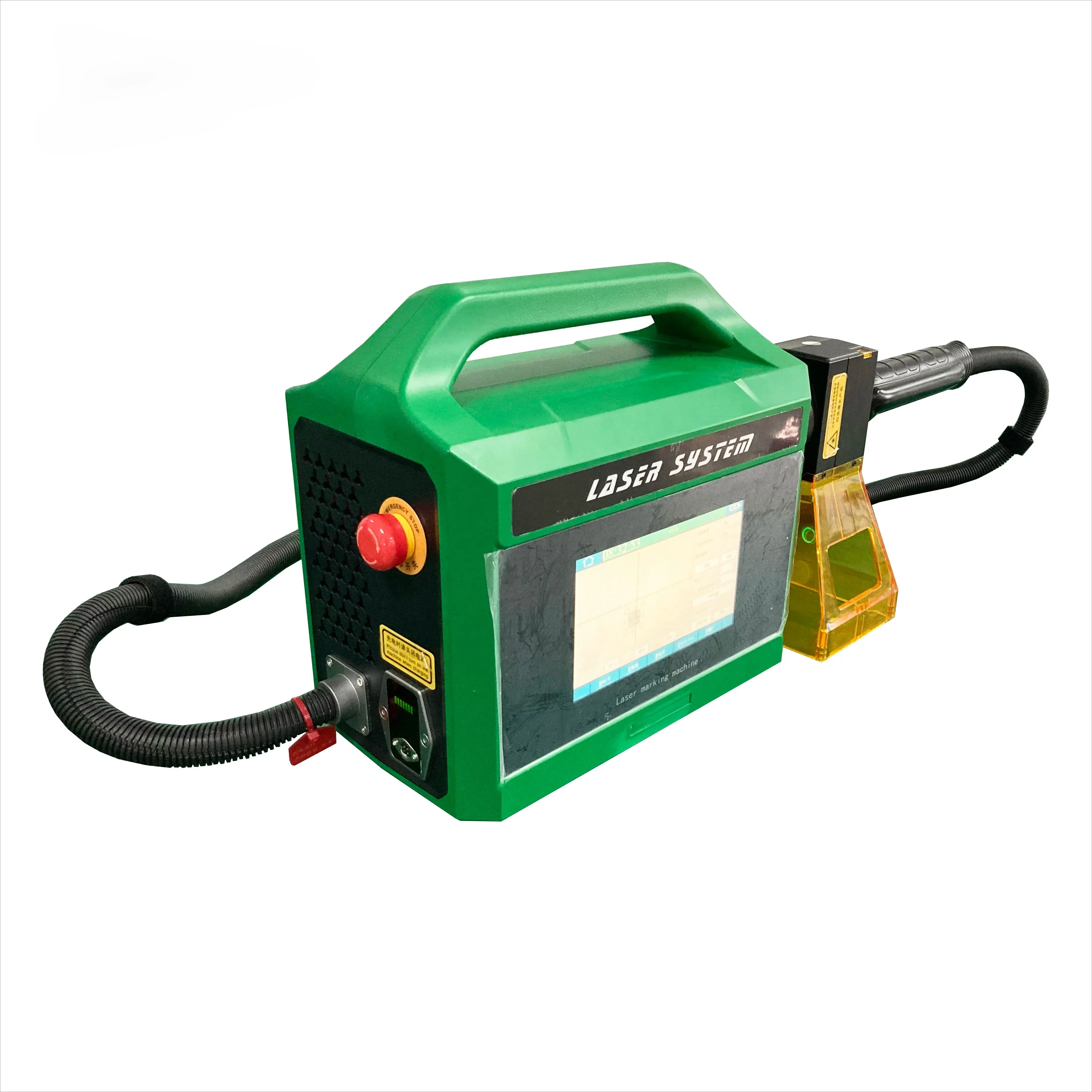 Factory Wholesale Handheld Fiber Laser Marking Machine For Wood Metal Glass Stainless Steel HOT SALE