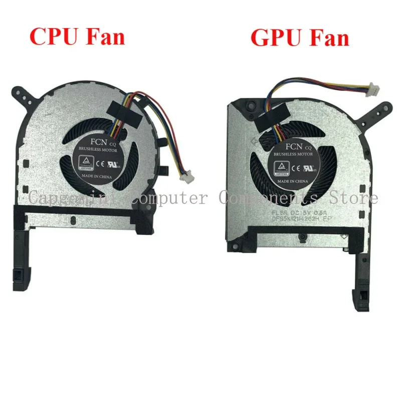 

CPU GPU Cooling Fan for Asus TUF Gaming FX505 FX505GE FX505GM FX505DT FX705 New