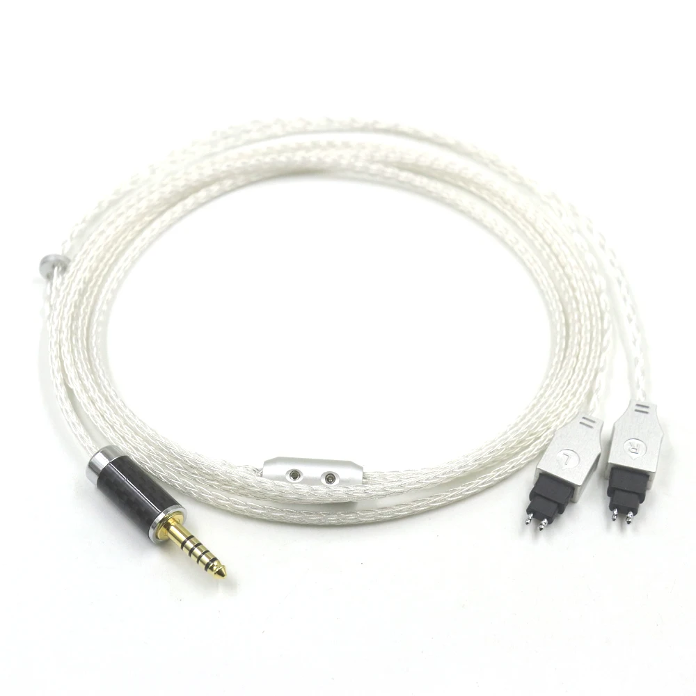 16 Core เงิน Balanced 2.5มม.4.4 6.5 XLR สายหูฟังโทรศัพท์สำหรับ Sennheiser HD580 HD600 HD650 HD25 HD660S Hd565 Hd545หูฟัง