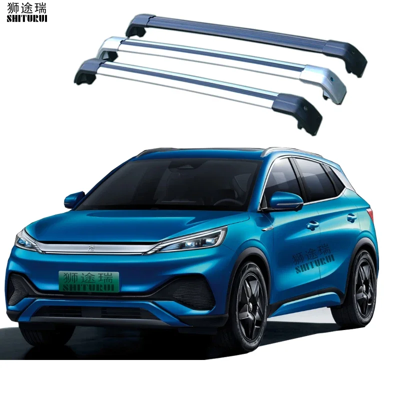 2Pcs Roof Bars for BYD yuan plus / Atto 3 2022+  Aluminum Alloy Side Bars Cross Rails Roof Rack Luggage Carrier