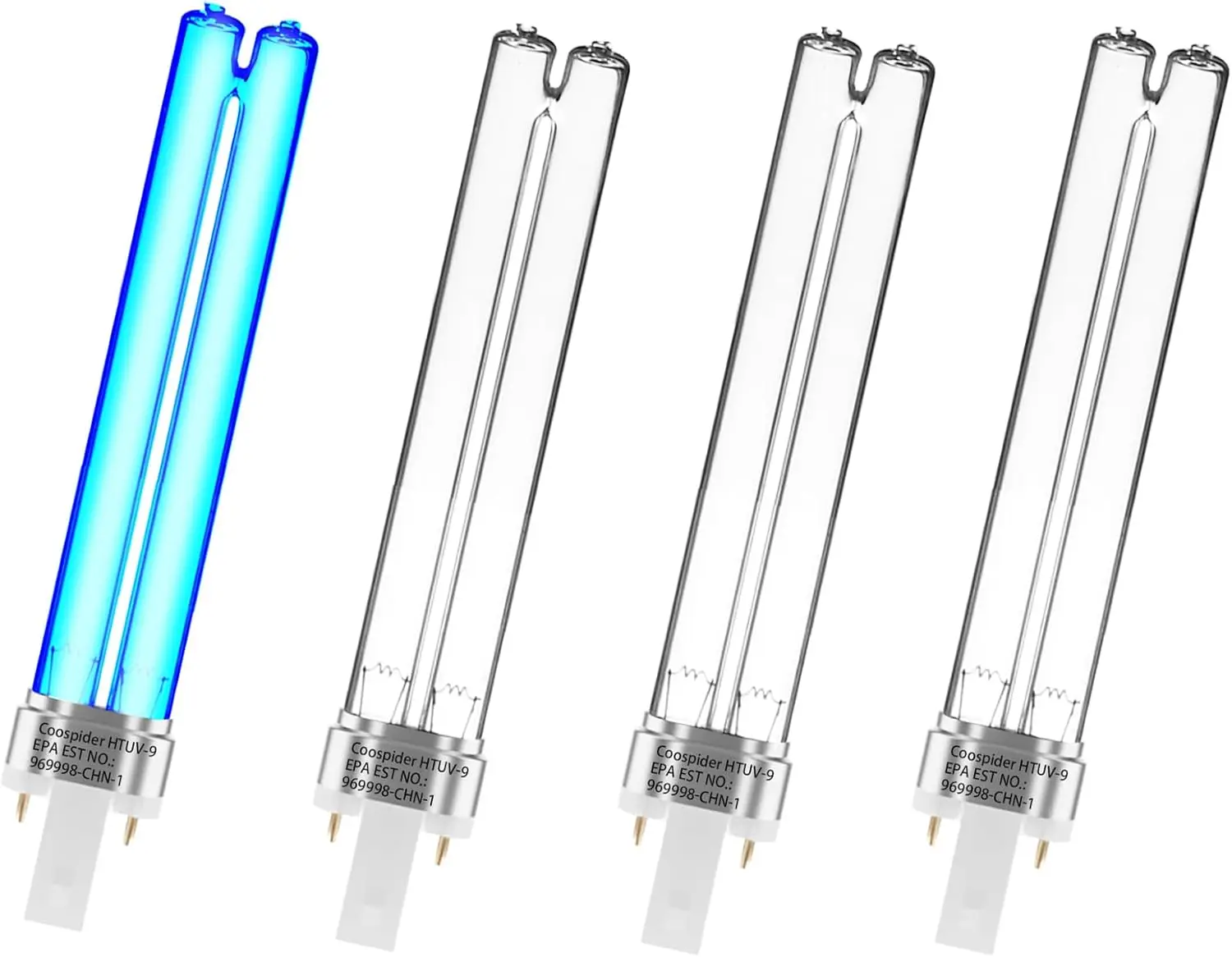 4 Pack 9W Uvc PL-S9…