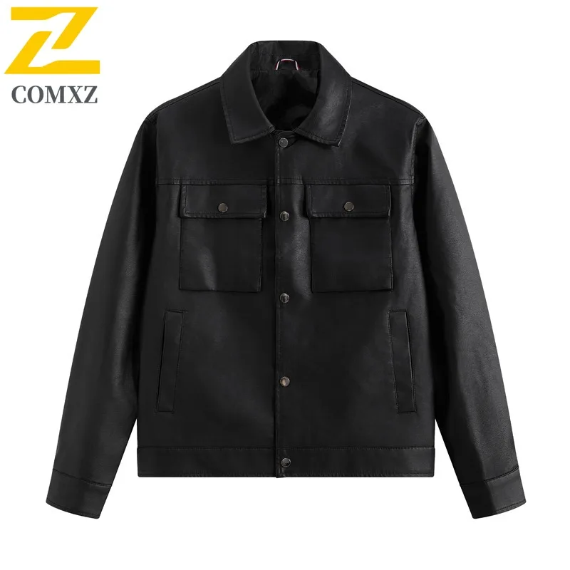 

COMXZ Hiking Travel 2025 New Mens Jacket Thickened Windproof Warm Parka Premium Stand Collar Comfortable Winter New Outerwear
