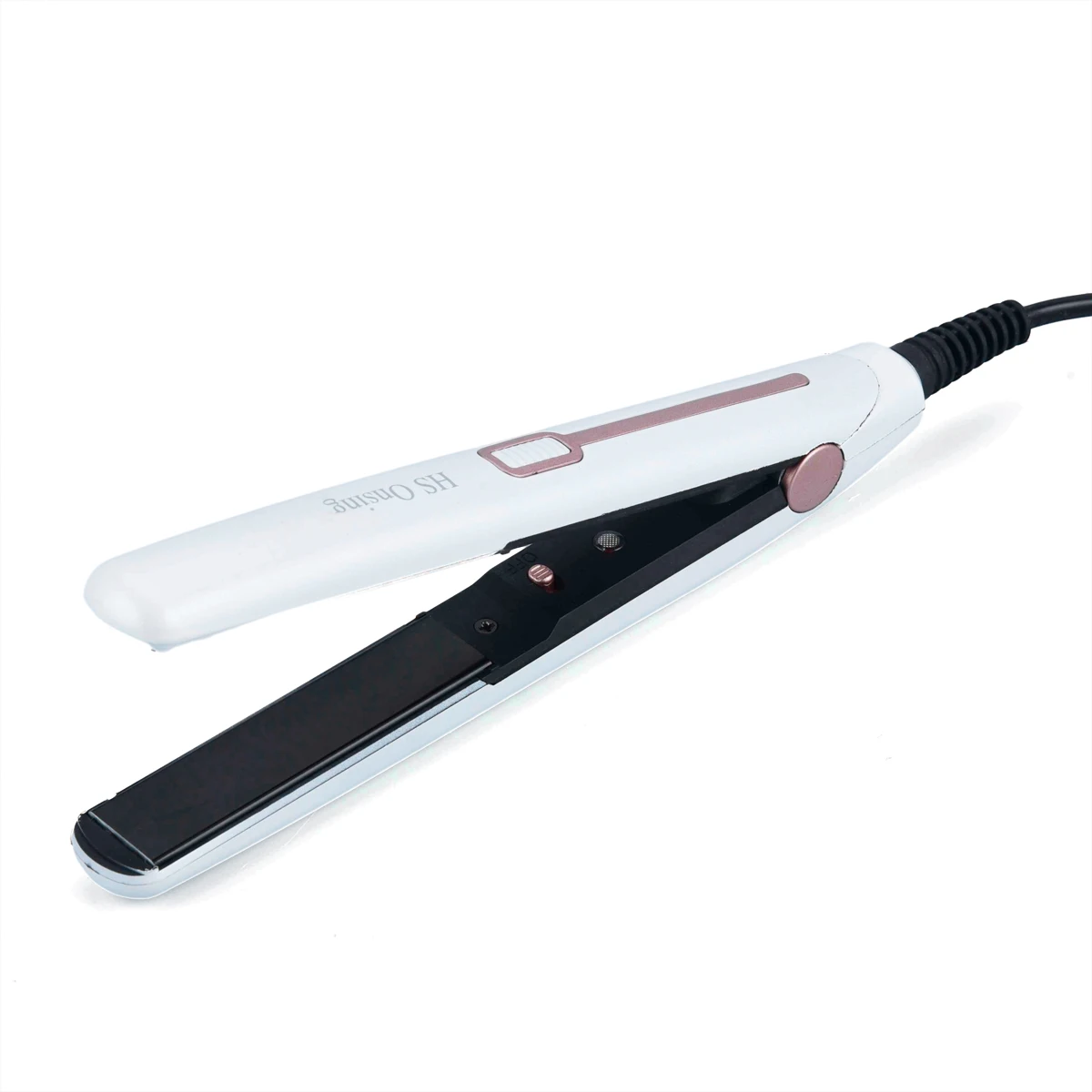 Hsオンラインポータブルヘアストレートナー、ヘアカーラー、プロのスタイリングツール、ミニストレートアイアン、定数温度