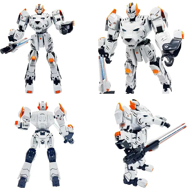 5 in 1 Animal Diamond Transforming Robot Toy Transformer Tribe Spirit Beast Man Star Plus Warriors Action Figure Deformation Toy