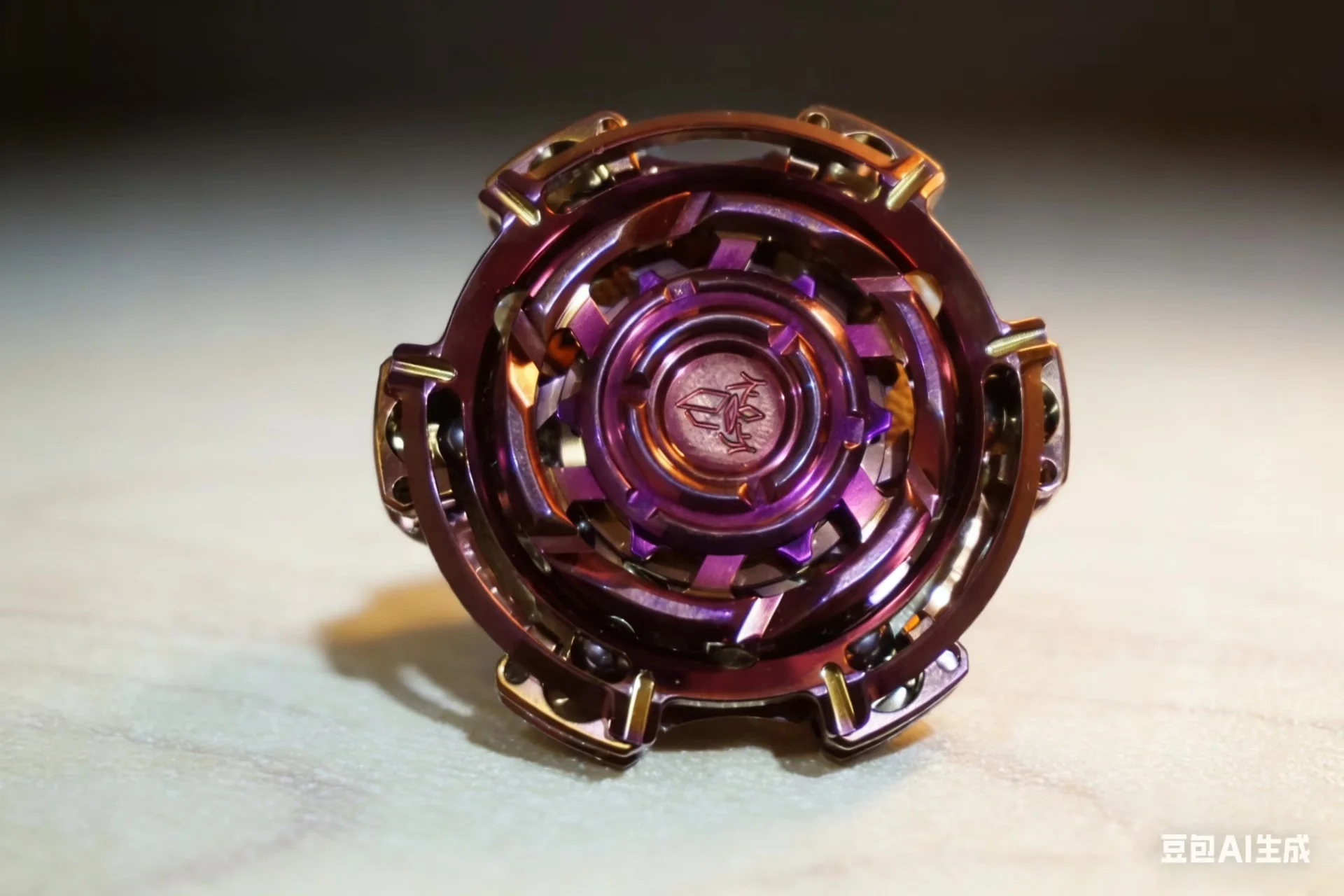 Used EDC Secret Engraving Ring Limited Color EDC Fingertip Gyro