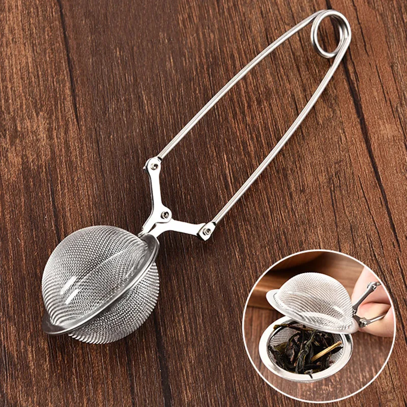 Tea Strainer Stainless Steel Tea Infuser Mesh Tea Ball Infuser Filter Reusable Loose Leaf Strainer Bag Brew Herb Tea Accessories images - 6