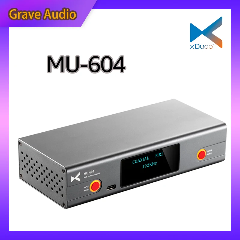 

xDuoo MU-604 DAC Dual ES9018K2M MU604 Mini Hifi Decoder XU208 USB Chip Support SWITCH