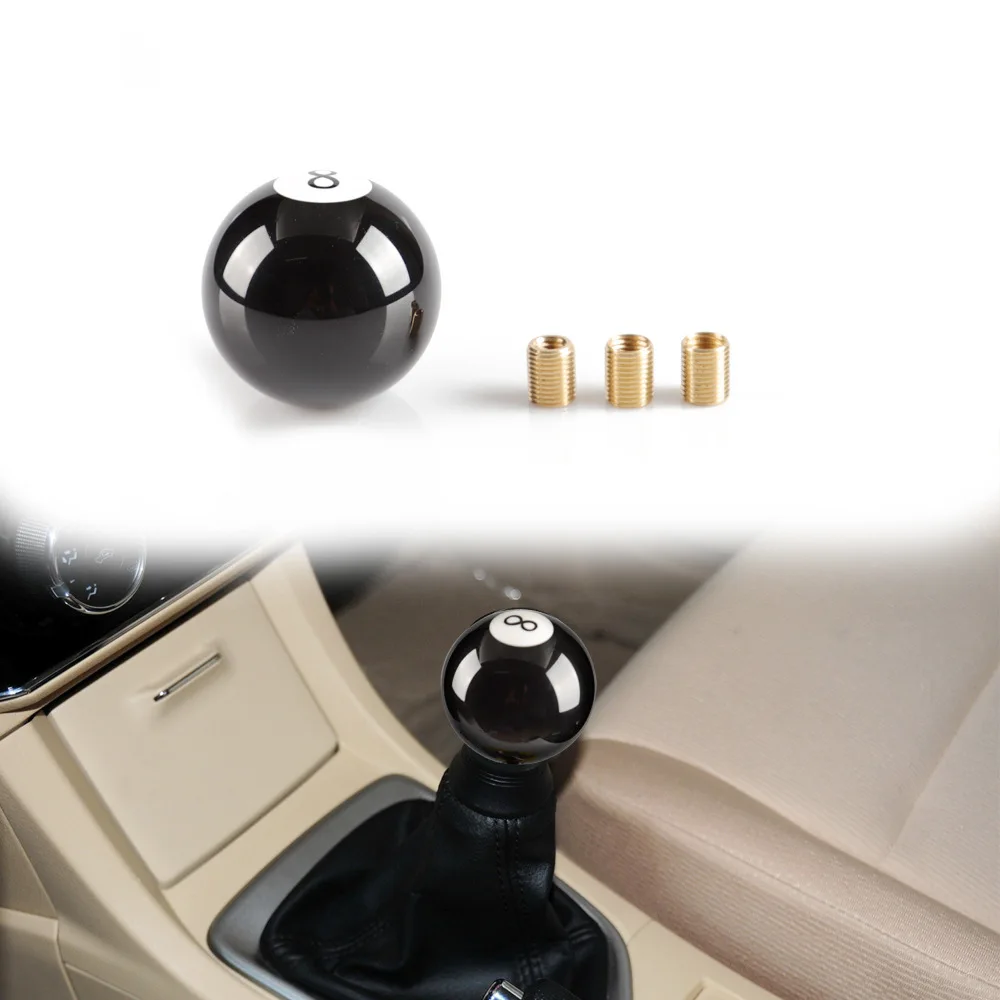 Car modification gear head black No. 8 billiards gear head black eighth gear head gear shift lever