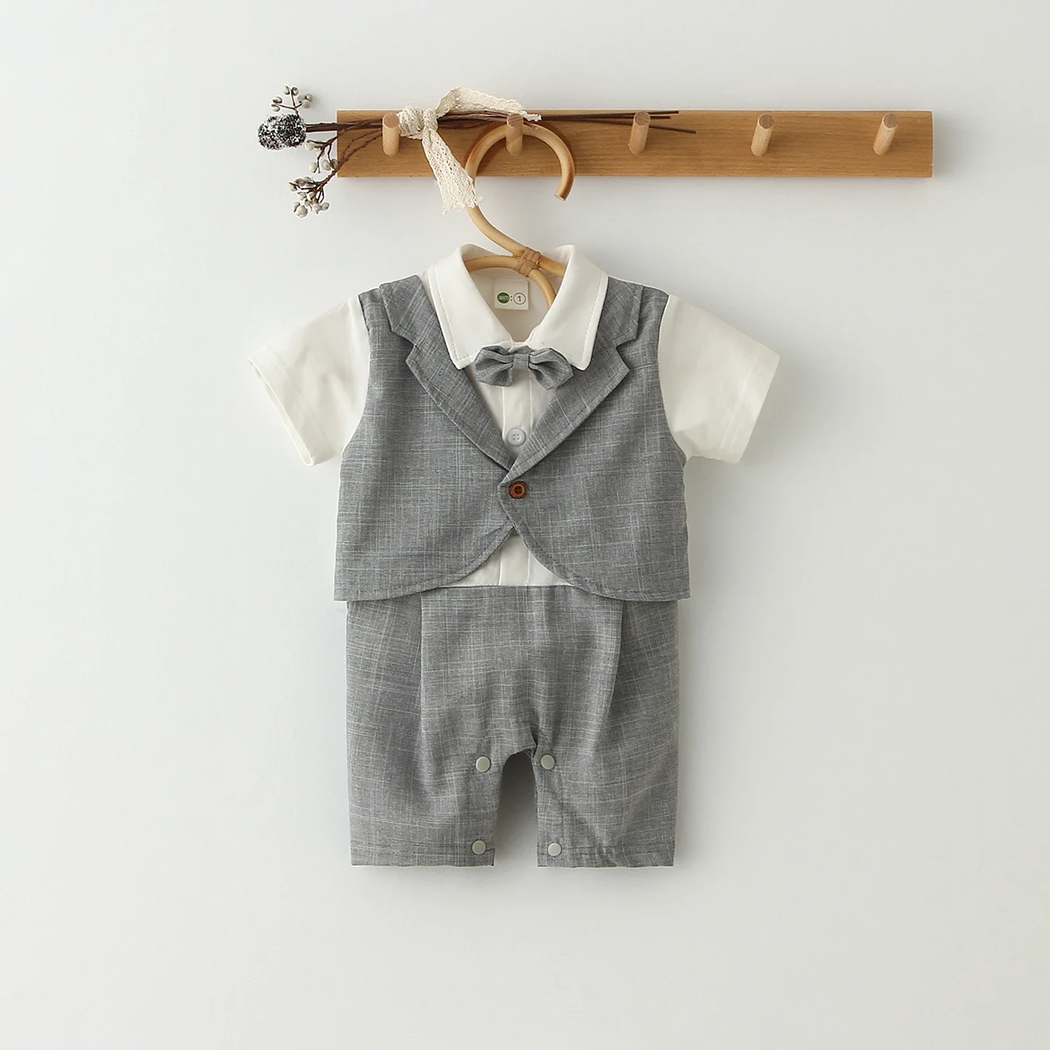 Fashion Baby Boy Rompers Gentlemen Newborn Baby Boy Jumpsuit Baby Boy Clothes ForParty
