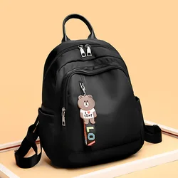 travel backpack women new 2024 hiking Oxford cloth fashion simple lightweight Cute  black backpack woman satchel