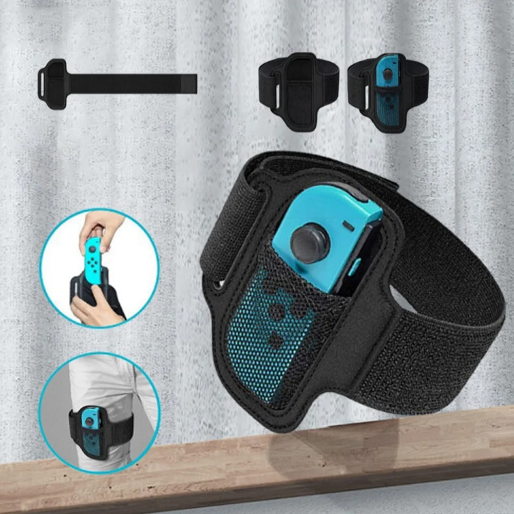 スイッチ、リングアドベンチャー、脚、スポーツ用の調整可能な弾性スポーツストラップ