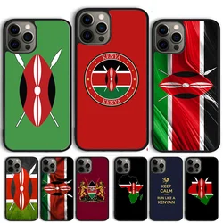 Kenya Flag Phone Case Cover For iPhone 15 16 11 13 14 Pro Max 12 mini Plus X XS Max XR Fundas