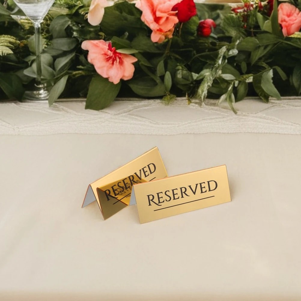 

Reserved Seat Card Chair Signs for Wedding Chairs Tables Seating Banquet Party Accessory Dining